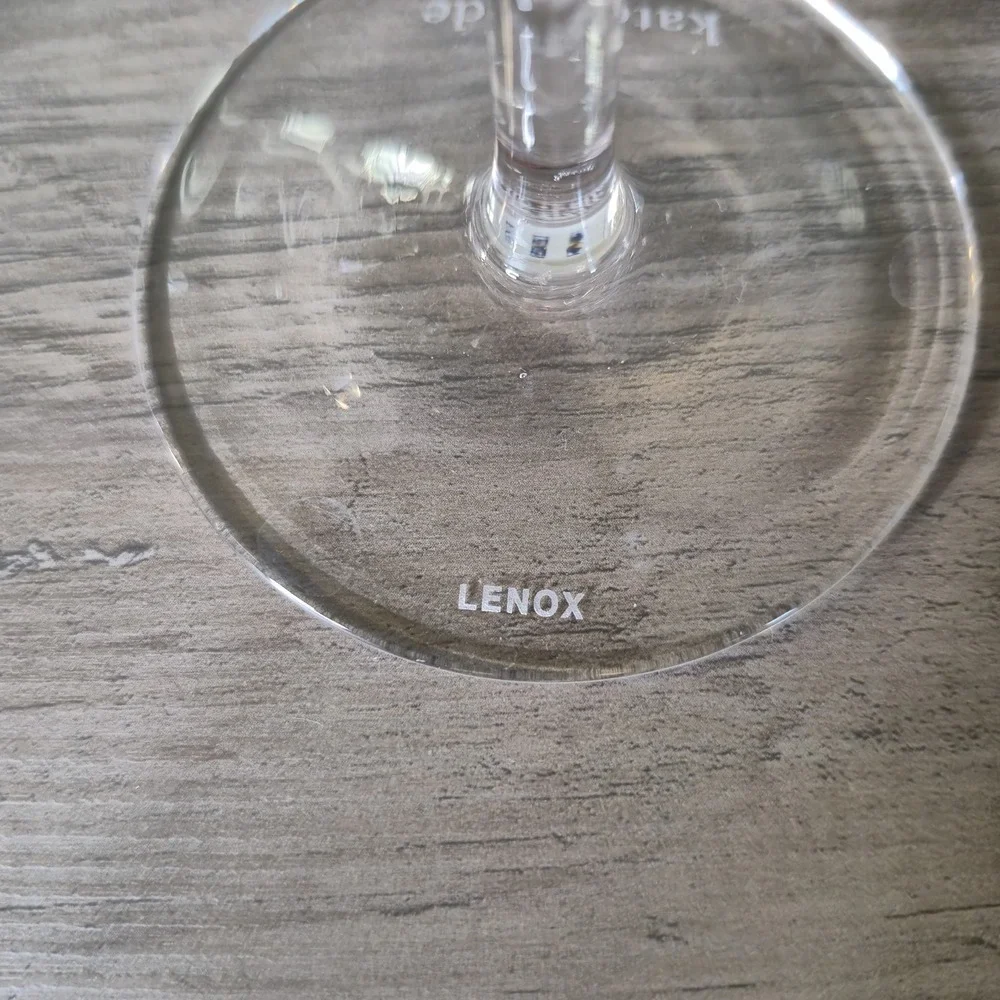 Lenox Kate Spade New York Larabee Dot Wine Glass Set of 3 16oz Discontinued